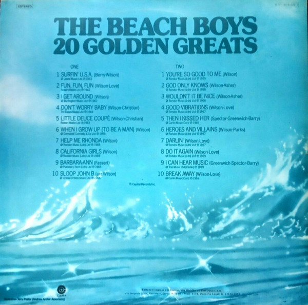 The Beach Boys, 20 Golden Greats - LP