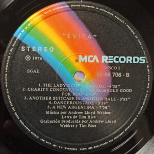 Andrew Lloyd Webber And Tim Rice, Evita - LP: imagen 4