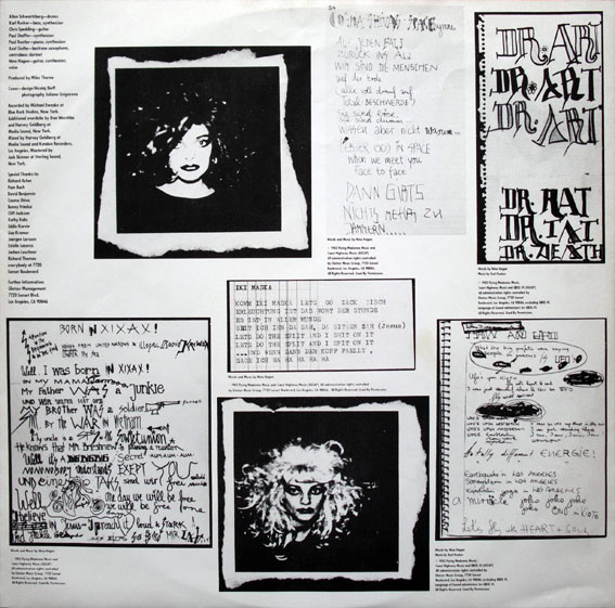 Nina Hagen, Nunsexmonkrock - LP