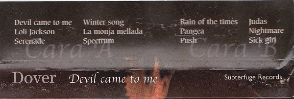 Dover, Devil Came To Me - LP