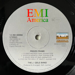 The J. Geils Band, Freeze-Frame - LP: imagen 4