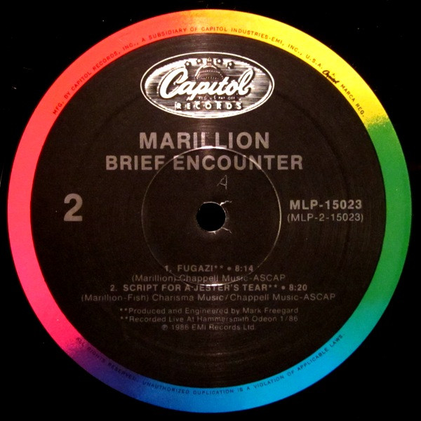 Marillion, Brief Encounter - LP
