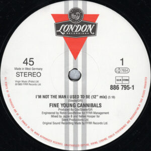 Fine Young Cannibals, I'm Not The Man I Used To Be - Maxi Singles: imagen 3