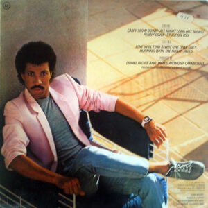 Lionel Richie, Can't Slow Down - LP: imagen 4