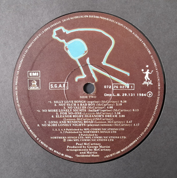 Paul McCartney, Give My Regards To Broad Street - LP