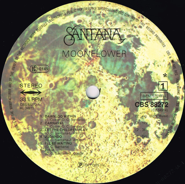 Santana, Moonflower - LP