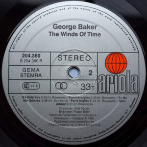 George Baker, The Winds Of Time - LP: imagen 4