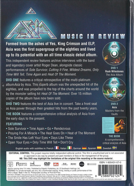 Asia, Music In Review - LP