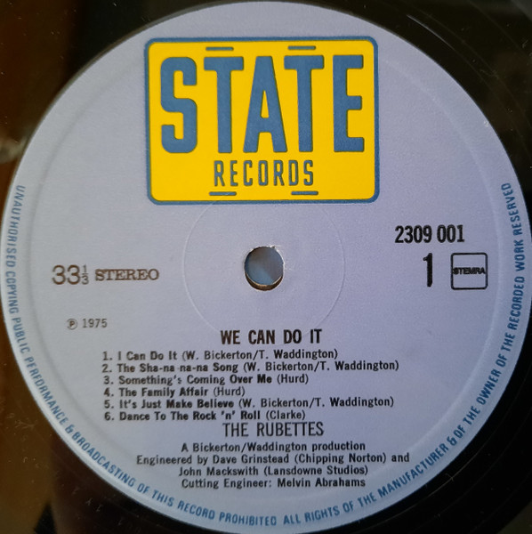 The Rubettes, We Can Do It - LP