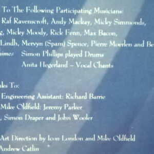 Mike Oldfield, Islands - LP: imagen 9