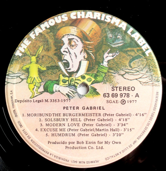 Peter Gabriel, Peter Gabriel - LP