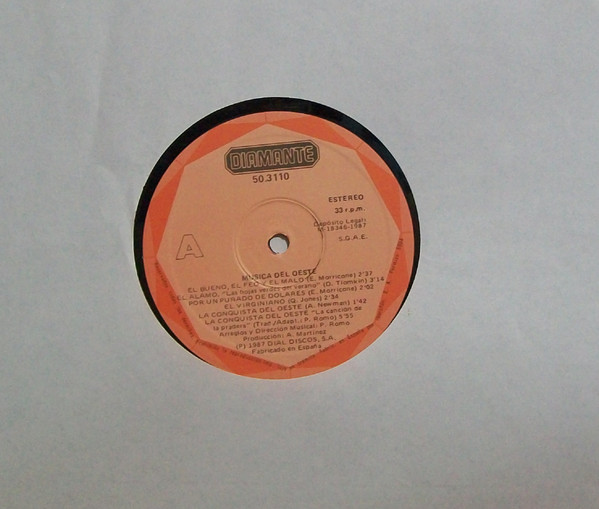 Prudencio Romo, Música Del Oeste - LP