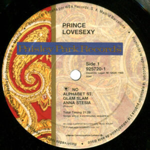 Prince, Lovesexy - LP Album Stereo: imagen 5