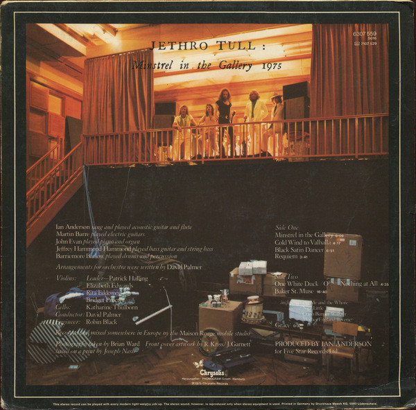 Jethro Tull, Minstrel In The Gallery - LP