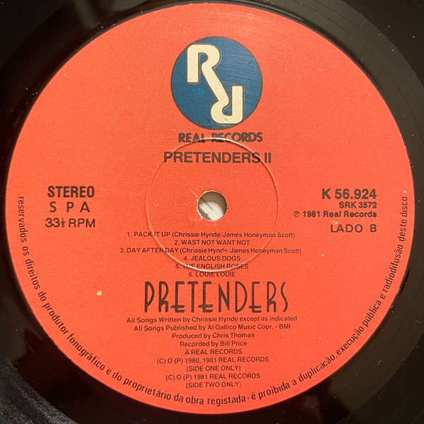 The Pretenders, Pretenders II - LP