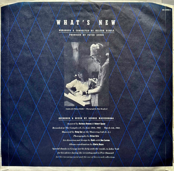 Linda Ronstadt, Nelson Riddle And His Orchestra, What's New - LP