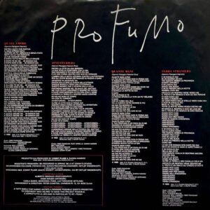 Gianna Nannini, Profumo - LP: imagen 6