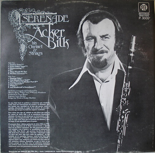 Acker Bilk His Clarinet And Strings, Serenade - LP
