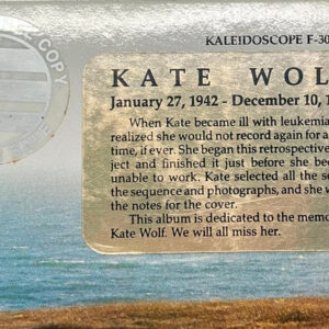 Kate Wolf, Gold In California - LP: imagen 2
