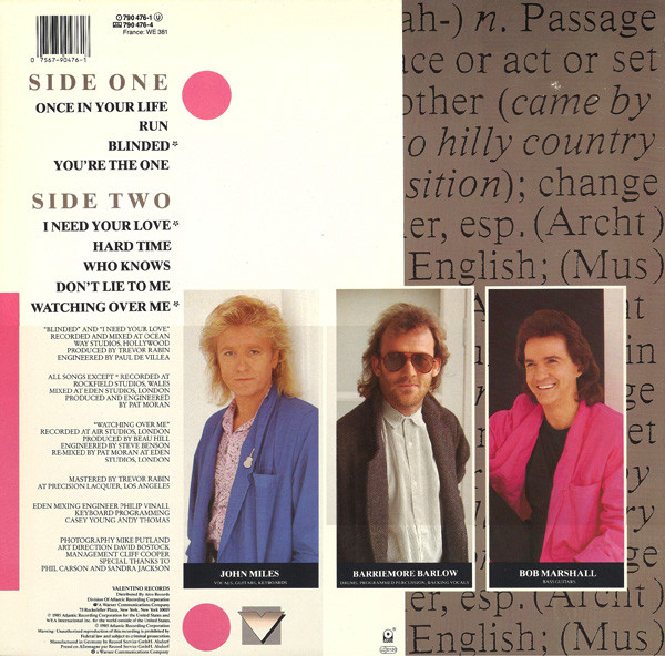 John Miles Band, Transition - LP