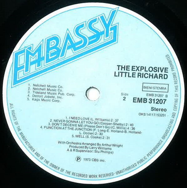 Little Richard, The Explosive Little Richard - LP