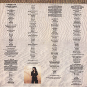Ofra Haza, Desert Wind - LP: imagen 3