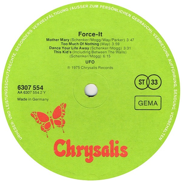 UFO, Force It - LP Album Stereo