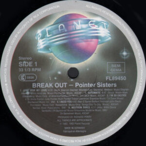 Pointer Sisters, Break Out - LP: imagen 3