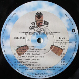 America, Live - LP Album Stereo: imagen 3