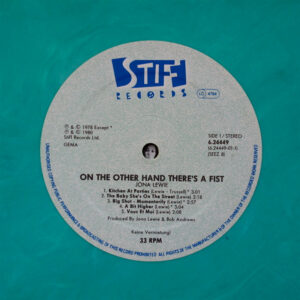 Jona Lewie, On The Other Hand There's A Fist - LP: imagen 4