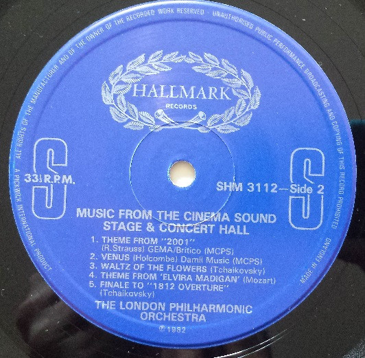 London Philharmonic Orchestra, Chariots Of Fire (And Other Award Winning Scores From T - LP