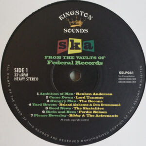 Various, Ska: From The Vaults Of Federal Records - LP: imagen 2
