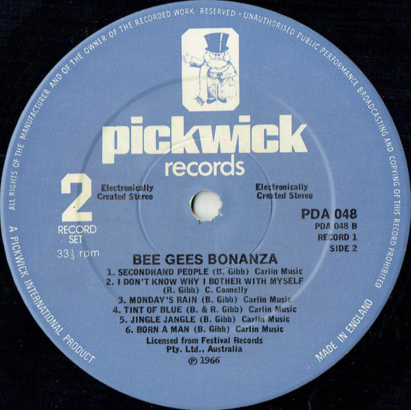 Bee Gees, The Bee Gees Bonanza (The Early Days) - LP