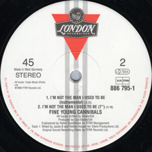 Fine Young Cannibals, I'm Not The Man I Used To Be - Maxi Singles: imagen 4