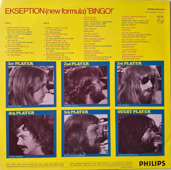 Ekseption, Bingo - LP Album Stereo