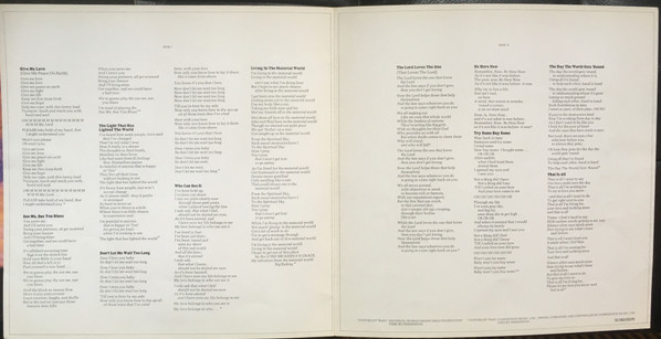 George Harrison, Living In The Material World - LP