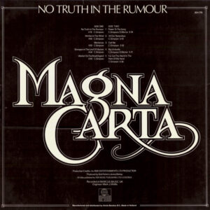 Magna Carta, No Truth In The Rumour - LP: imagen 2