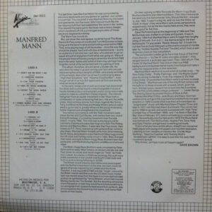 Manfred Mann, Manfred Mann - LP: imagen 2