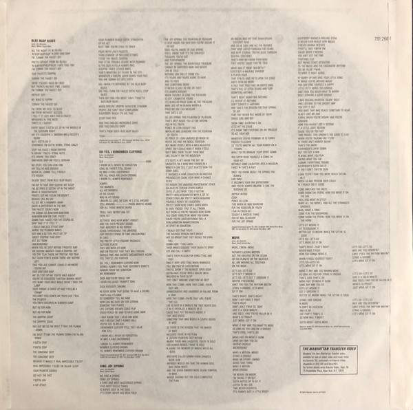 The Manhattan Transfer, Vocalese - LP