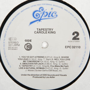 Carole King, Tapestry - LP: imagen 4