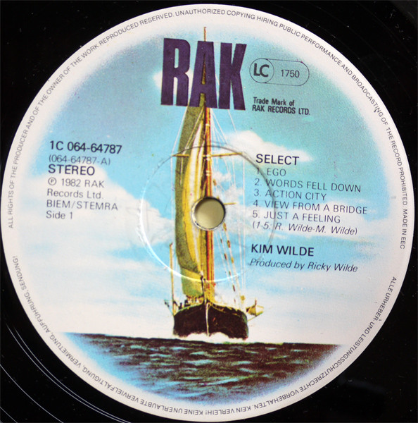 Kim Wilde, Select - LP