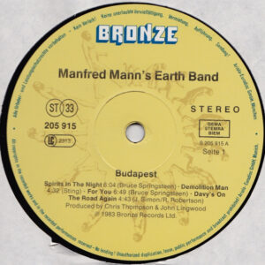 Manfred Mann's Earth Band, Budapest (Live) - LP: imagen 3