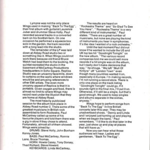 Wings, Back To The Egg - LP: imagen 10
