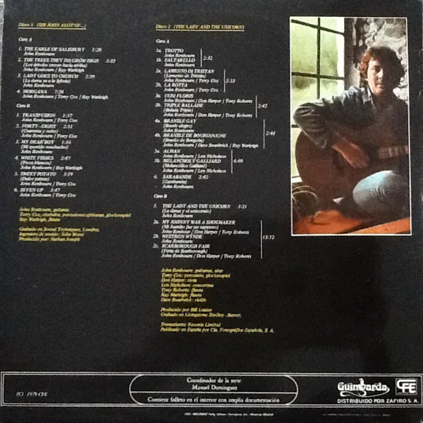 John Renbourn, The Lady And The Unicorn / Sir John Alot Of... - LP