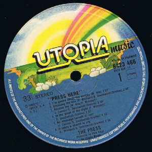 The Press, Press Here - LP: imagen 3