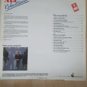 Alf Robertson, Tacka Vet Jag Vanligt Folk - LP: imagen 2