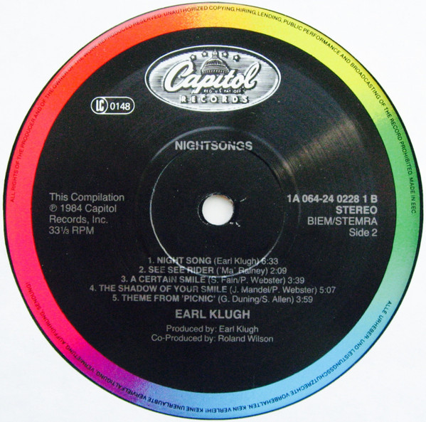 Earl Klugh, Nightsongs - LP