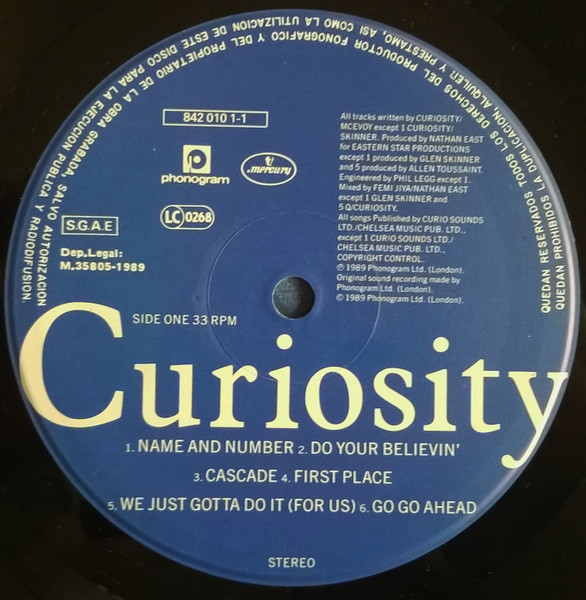Curiosity Killed The Cat, Getahead - LP