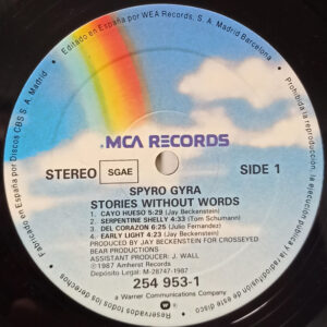 Spyro Gyra, Stories Without Words - LP: imagen 3