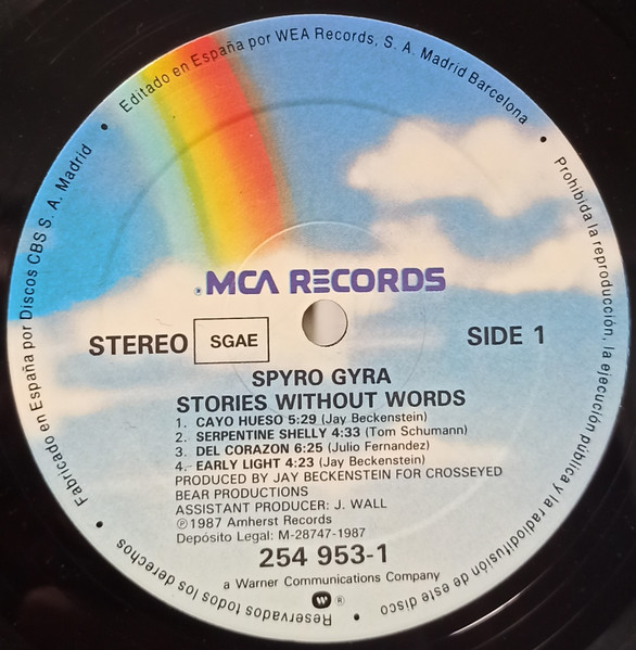 Spyro Gyra, Stories Without Words - LP